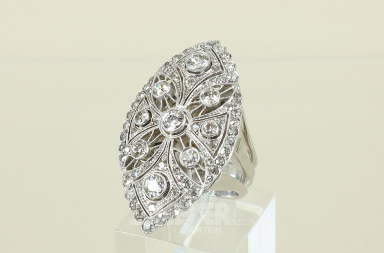 Damenring, 750er WG, Modellanfertigung