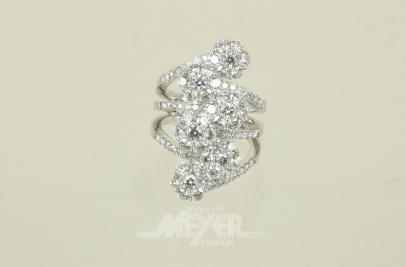 Damenring, 750er WG, Modellanfertigung