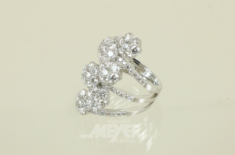 Damenring, 750er WG, Modellanfertigung