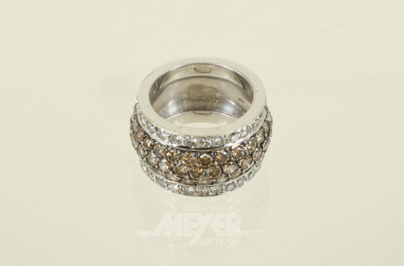 Damenring, 750er WG, Bandringform,