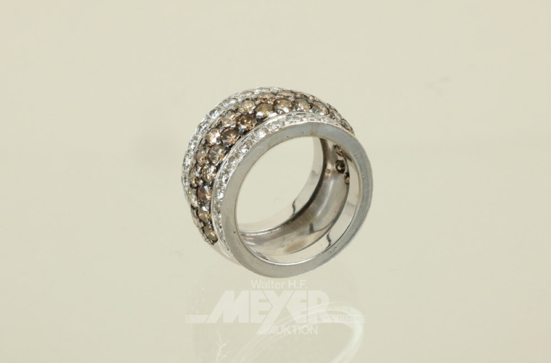 Damenring, 750er WG, Bandringform,