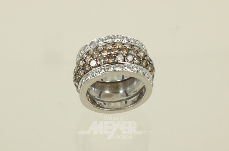 Damenring, 750er WG, Bandringform,