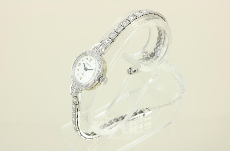 kl. Damenarmbanduhr, 585er WG