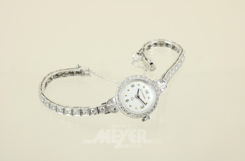 kl. Damenarmbanduhr, 585er WG