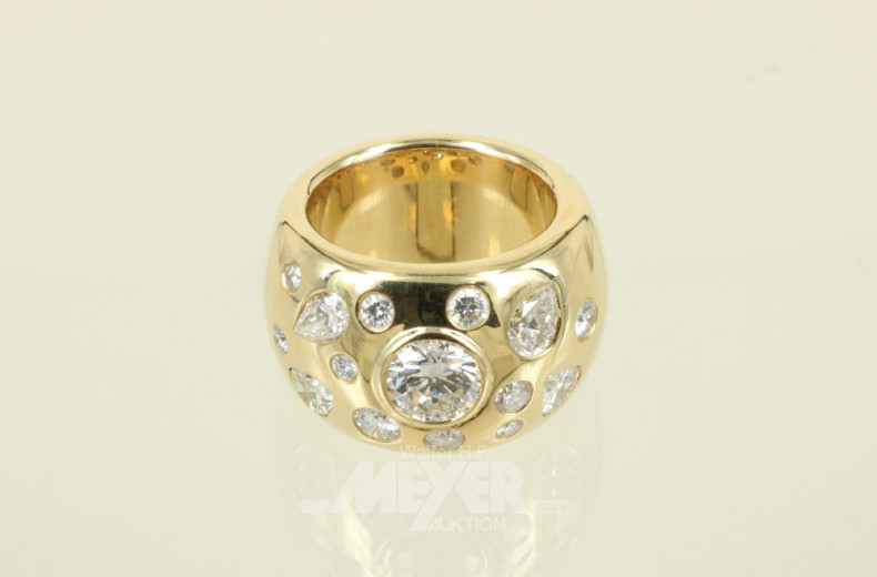 Damenring, 750er GG, Modellanfertigung,