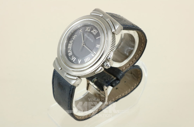 Herrenarmbanduhr ''TIFFANY'', Stahl