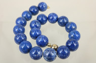 gr. schwere Laipslazuli-Kugelkette