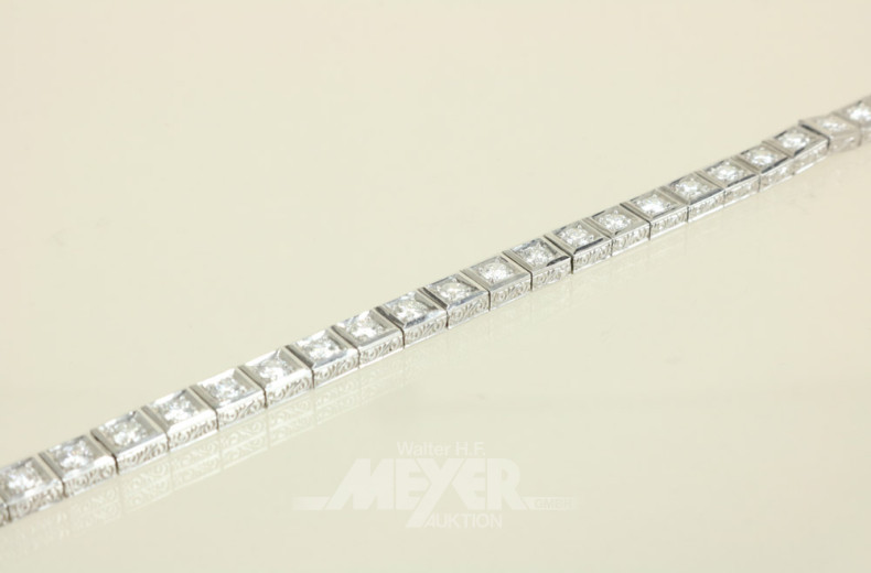 Armband, 750er WG, Allianzform, aus-