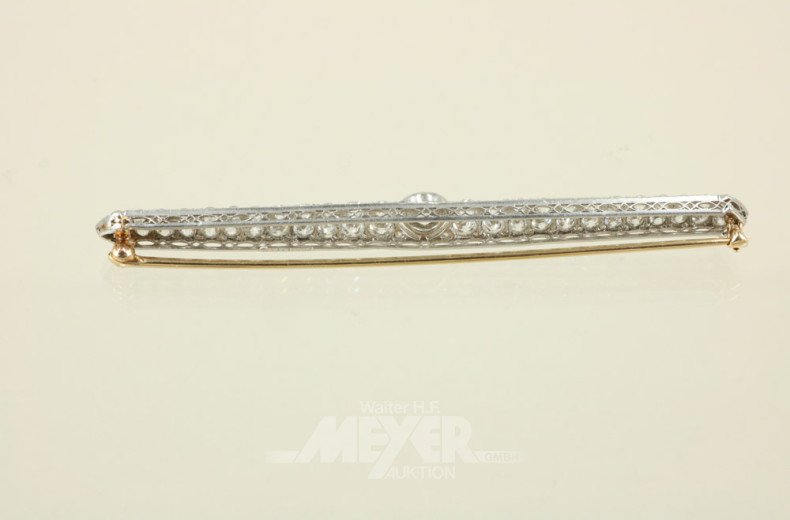 Stabnadel, 750er WG oder Platin ,