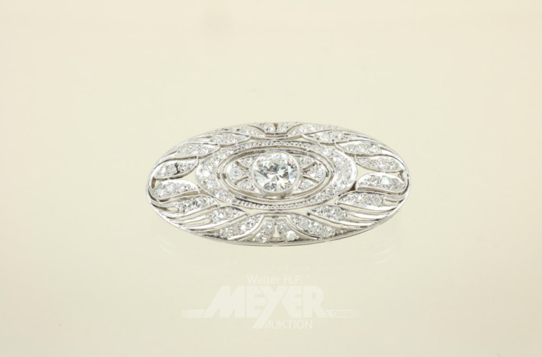 Brosche, 585er WG, Modelanfertigung,