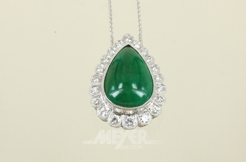 Anhänger, 585er WG, tropfenförmig gear-