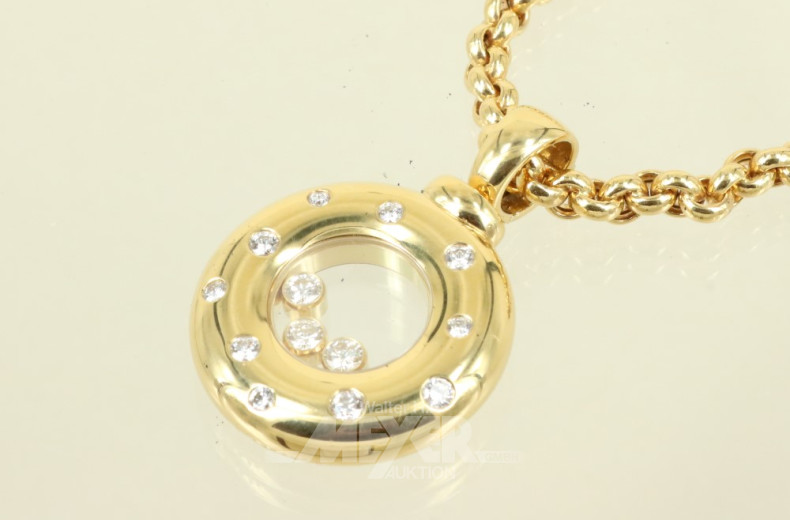 Collier, 750er GG, CHOPARD, ca. 40 g.,