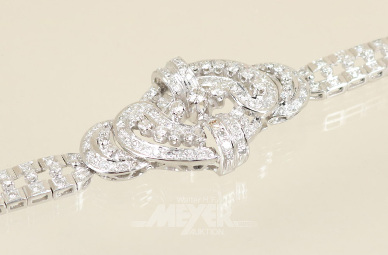 Armband, 750er WG, im 60/70er Jahre Stil