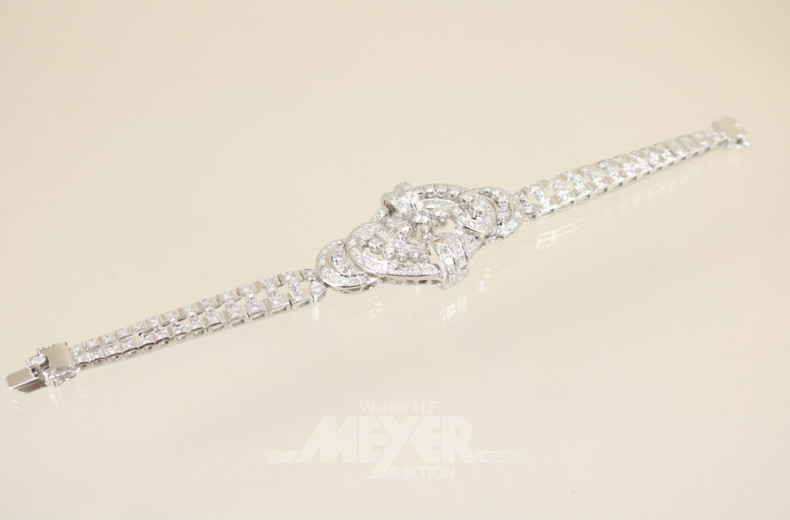 Armband, 750er WG, im 60/70er Jahre Stil