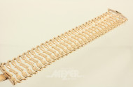 breites Gliederarmband, 750er GG,
