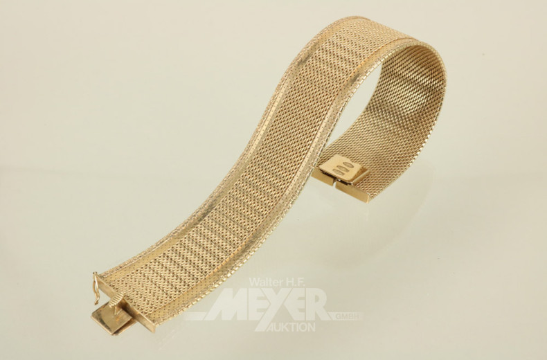 Armband, 750er GG, ca. 66 g.,