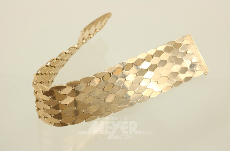 Armband, 750er GG, ca. 50,5 g.,