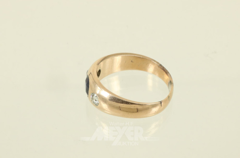 Bandring, 585er GG, ca. 8 g.,