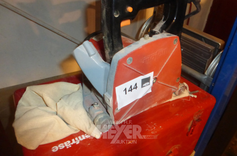 Fugenfräse, im Kasten