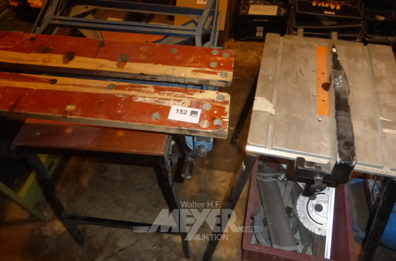 Workmate und 1 Oberfräsen-Arbeitstisch