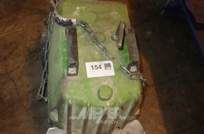 gr. Teppichstripper auf Fahrwagen