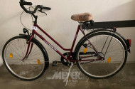 Damenfahrrad, rot, 28''