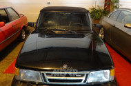 Oldtimer SAAB 900 Cabrio Turbo, schwarz