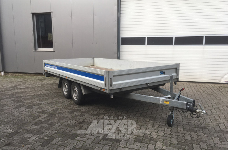 Alu-Tandem-Anhänger UNSINN, off. Kasten,