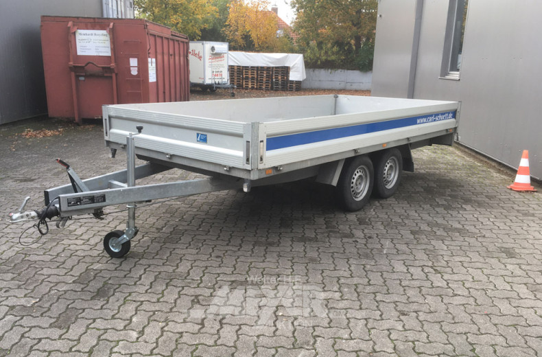 Alu-Tandem-Anhänger UNSINN, off. Kasten,