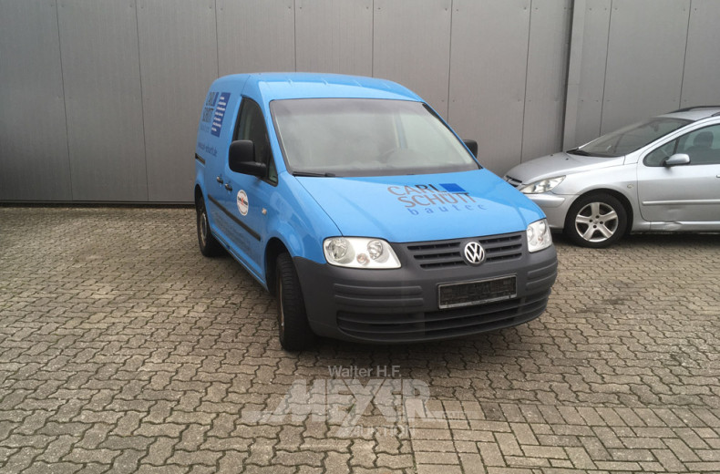 VOLKSWAGEN Caddy Kastenwagen, blau,