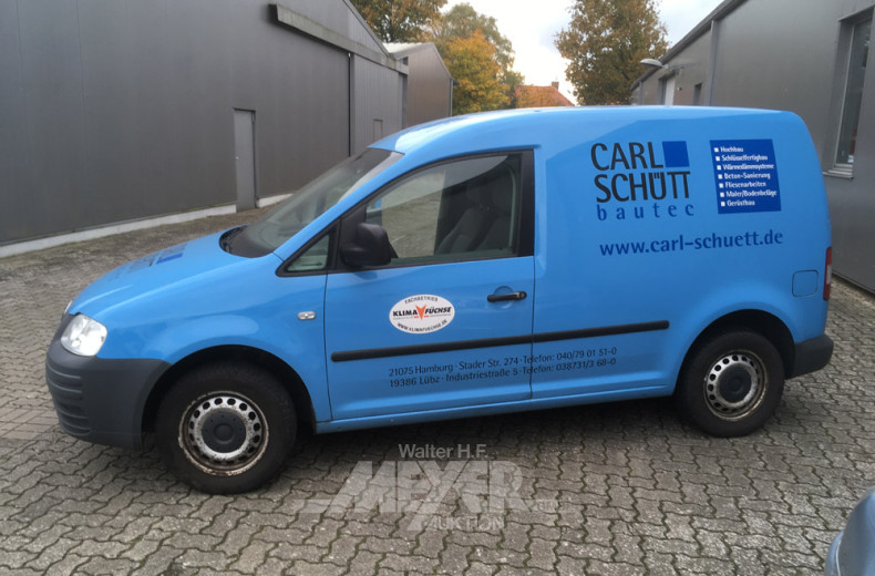 VOLKSWAGEN Caddy Kastenwagen, blau,
