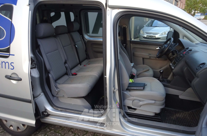 VOLKSWAGEN Caddy Life silber, verglast