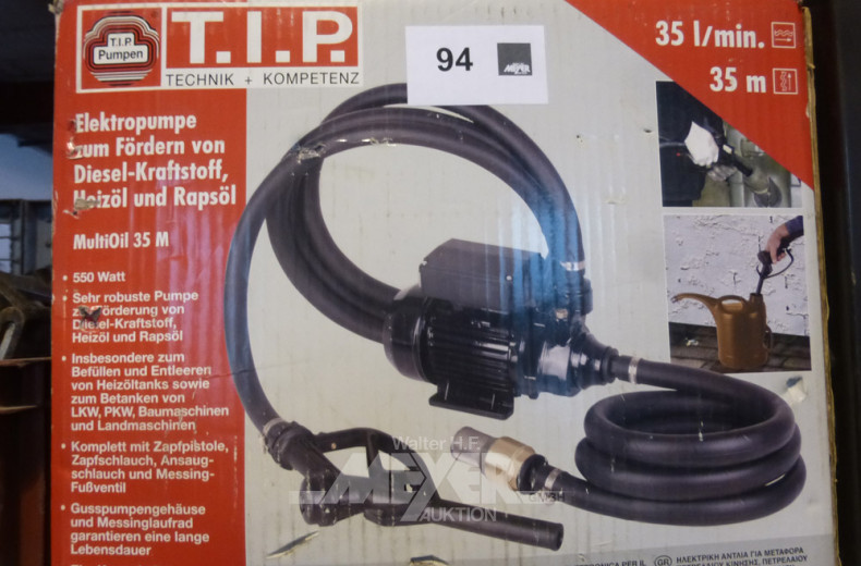 Elektro-Förderpumpe für Diesel und
