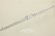 Armband, Platin, Modell 60er Jahre,