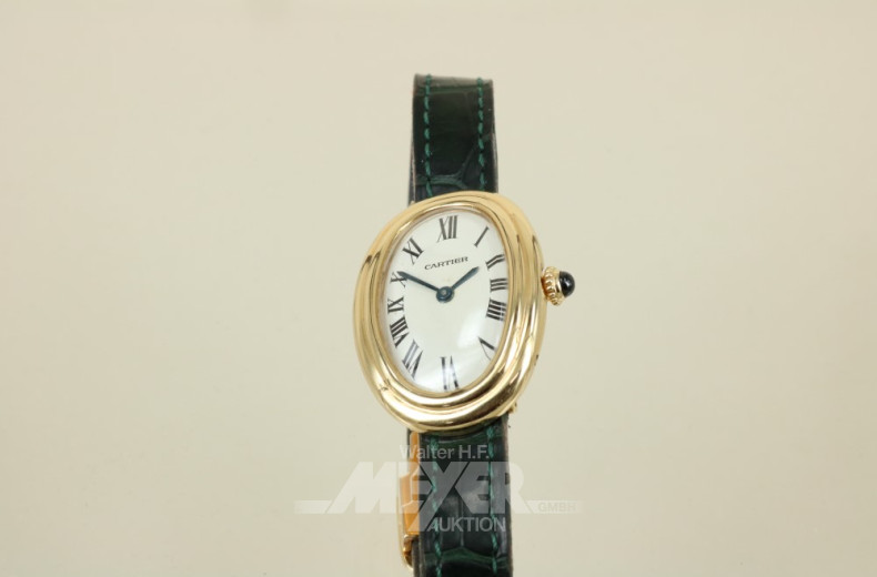 Damenarmbanduhr, 750er GG, ''Cartier'',