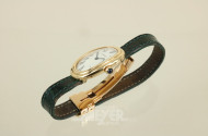 Damenarmbanduhr, 750er GG, ''Cartier'',
