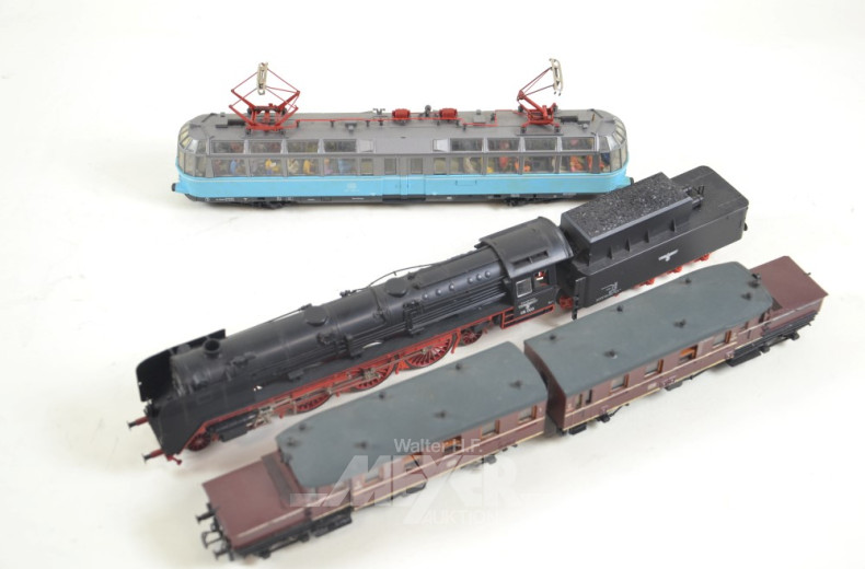 gr. Posten Dampf-u. E-Loks, Personen-