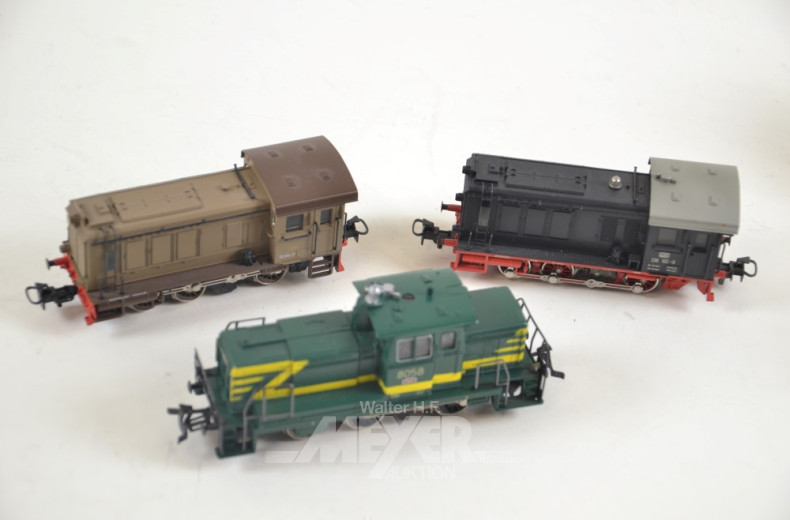 5 Diesel-Rangier-Loks