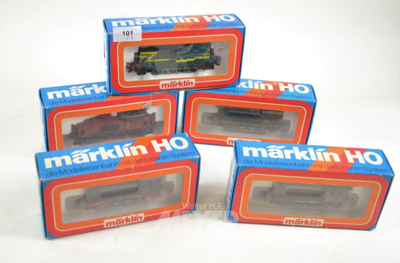 5 Diesel-Rangier-Loks