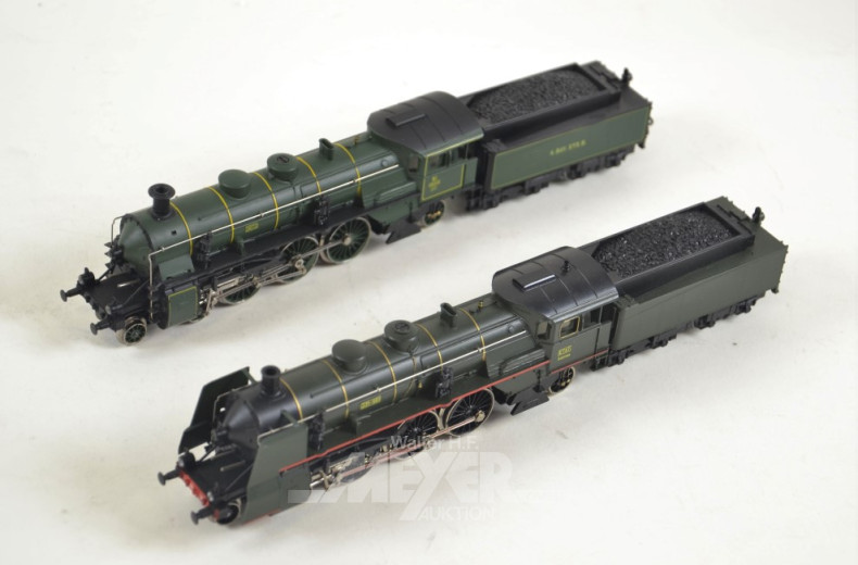 2 Dampf-Loks mit Tender