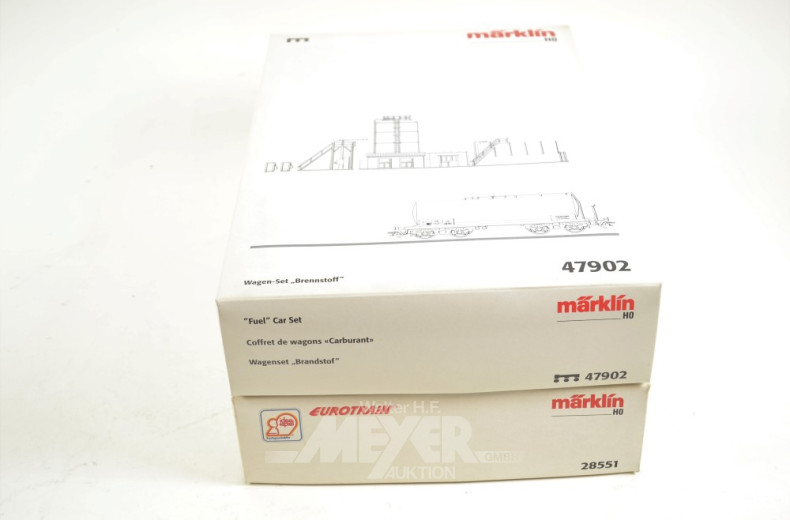 6 Pakete Güter-Personen-Waggons und