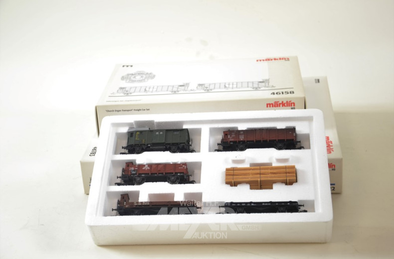 16 Pakete Güter- u. Personen-Waggons