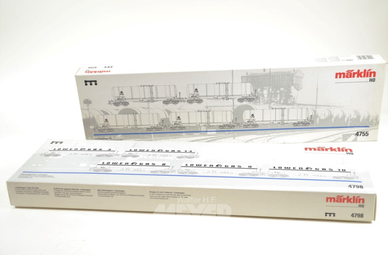 4 Pakete Güter-u. Personen-Waggons