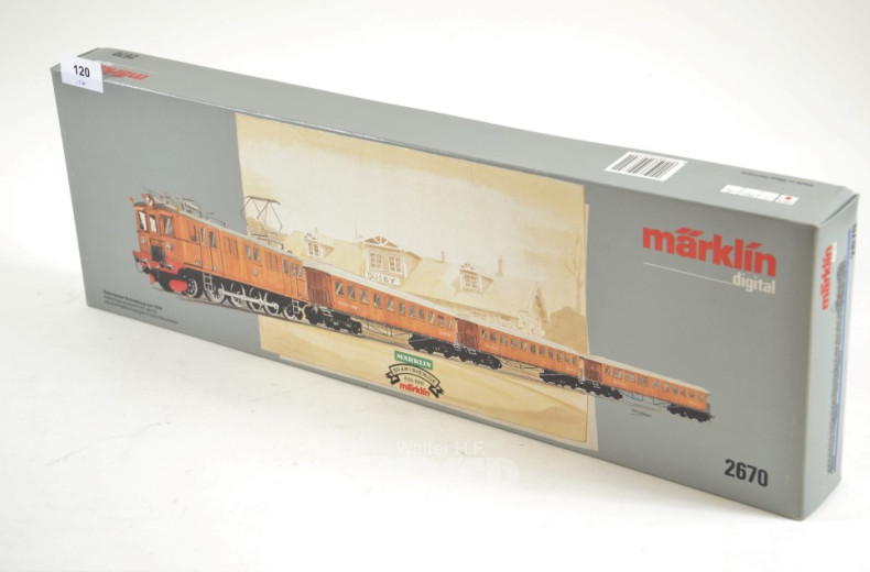 Digital Historischer Schnellzug mit