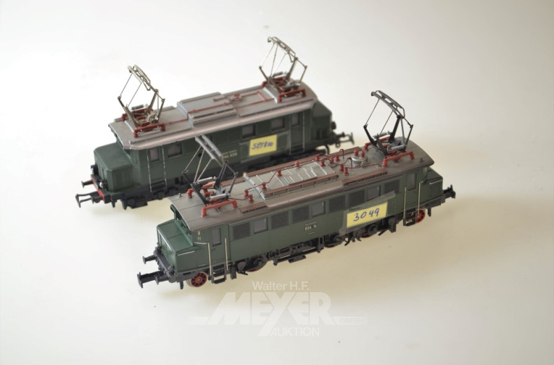 2 E-Loks, MÄRKLIN HO, bespielt