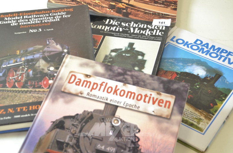 Posten div. Eisenbahn-Bücher und