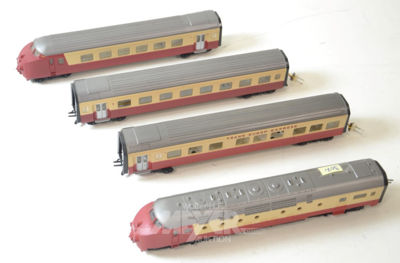 Schnellzug 4-tlg. Trans Europa Express