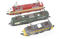 3 E-Loks, MÄRKLIN HO, leicht bespielt