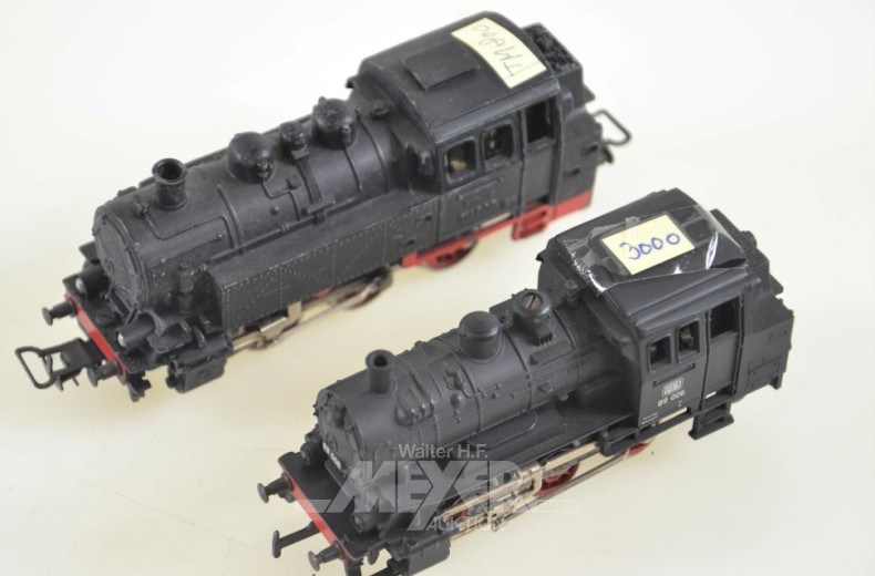 2 Dampf-Loks, MÄRKLIN HO, bespielt