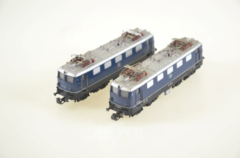 2 E-Loks, DB E41024, DB 141 005-9